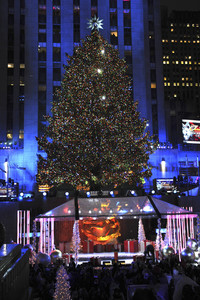 Rockefeller Center Christmas Tree Lighting Ceremony in New York