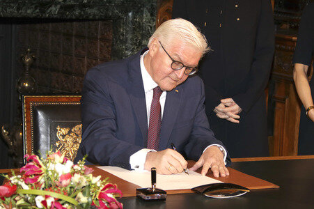 Antrittsbesuch von Frank-Walter Steinmeier in Hamburg