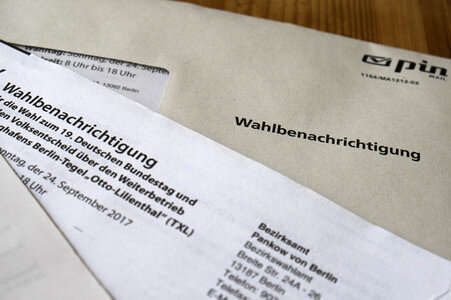 Symbolfoto Wahlbenachrichtigung