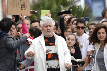 Ankunft von Pedro Almodóvar auf dem San Sebastian Film Festival 2014