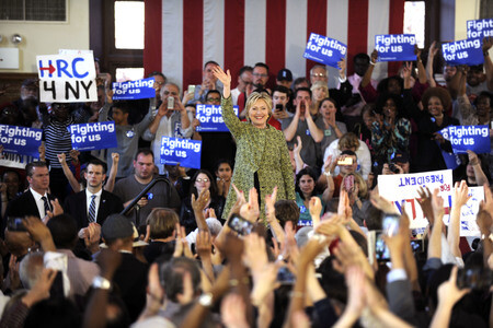 Rede von Hillary Clinton in New York