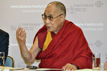 Dalai Lama Pressekonferenz , Frankfurt