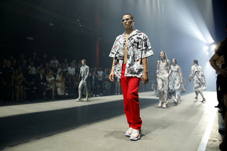Hugo Fashion Show auf der Berlin Fashion Week Spring/Summer 2019