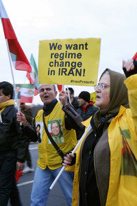 Proteste gegen die iranische Regierung in Berlin