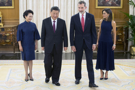 Empfang für Xi Jinping in Madrid