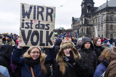 No Pegida Demonstration, Dresden