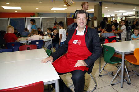Schulfrühstück der Organisation brotZeit e.V. in München