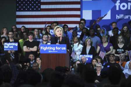 Walkampfrede von Hillary Clinton in New Jersey