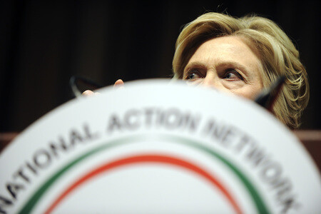 Hillary Clinton spricht auf der NAN Convention in New York