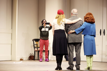 Theaterprobe 'Sophia oder Das Ende der Humanisten' in Berlin