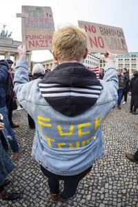Protest gegen Trump-Politik in Berlin