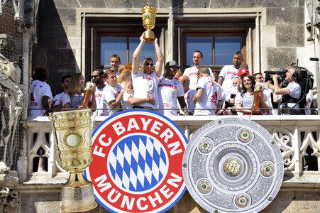 DFB-Pokalfeier des FC Bayern München