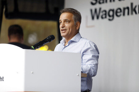 Wahlkampfveranstaltung des BSW in Duisburg