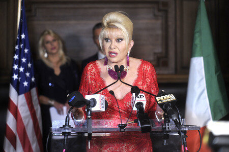 Pressekonferenz mit Ivana Trump in New York