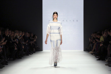 Xavi Reyes presented by Mercedes-Benz & Elle Fashion Show auf der Mercedes-Benz Fashion Week Autumn/Winter 2016 in Berlin