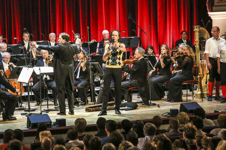 TV-Show 'Olaf Schubert und die ziemlich große Oper' in Dresden