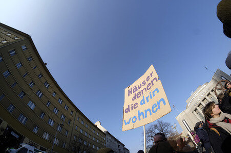 Studentendemo in Berlin