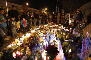 Fans am Unfallort von Paul Walker