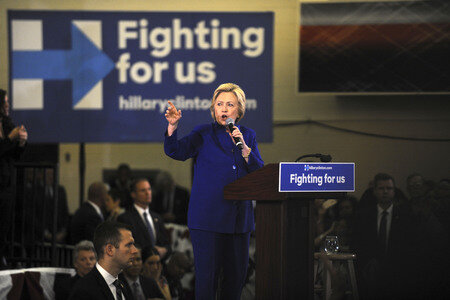 Wahlkampfrede von Hillary Clinton  in Newark