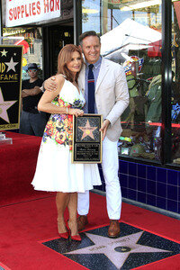 Roma Downey erhält einen Stern auf dem Hollywood Walk of Fame in Los Angeles