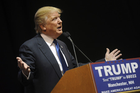 Wahlkampfrede von Donald Trump in Manchester