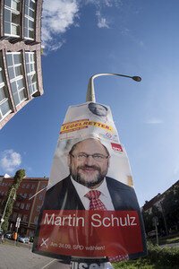 Bundestagswahlkampf-Plakate in Berlin