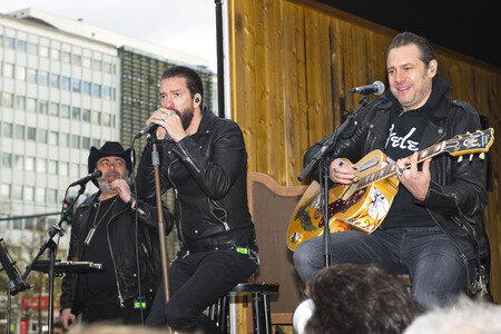 Straßenkonzert von The BossHoss in Berlin