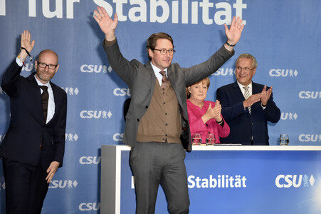 Wahlkampfveranstaltung der CSU in München