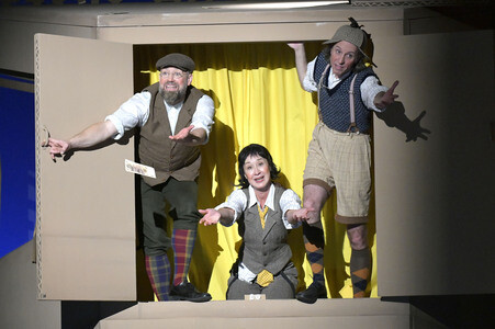 Theaterprobe 'Erich und die Detektive' in Berlin