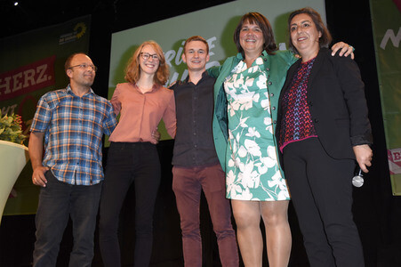Wahlparty der Grünen in München