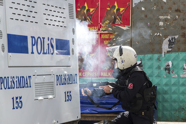 Maidemonstration in Istanbul