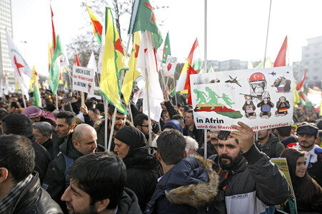 Kurden-Demo in Köln