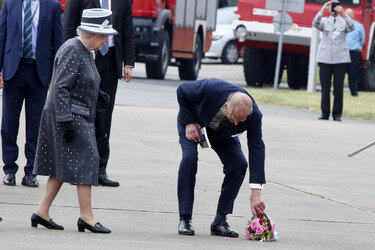 Rückflug von Queen Elizabeth II. nach Großbritannien