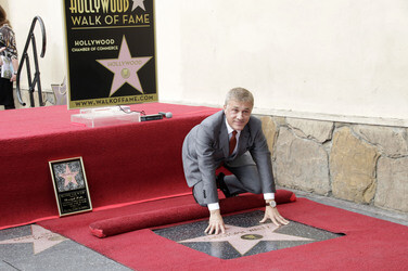 Christoph Waltz erhält einen Stern auf dem Hollywood Walk of Fame, Los Angeles