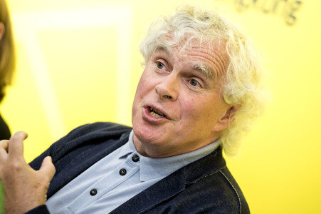Pressekonferenz mit Simon Rattle in Hongkong