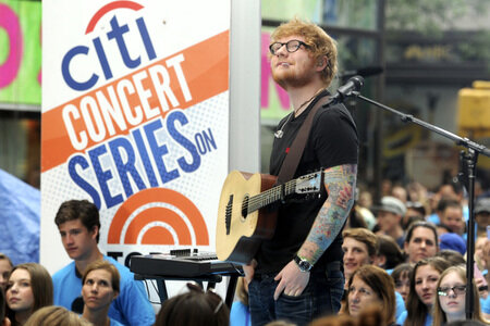 Konzert von Ed Sheeran in New York