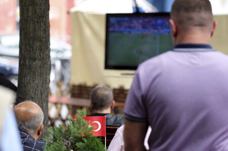 UEFA-Fußball-Europameisterschaft 2016 Spiel Türkei gegen Kroation in Berlin