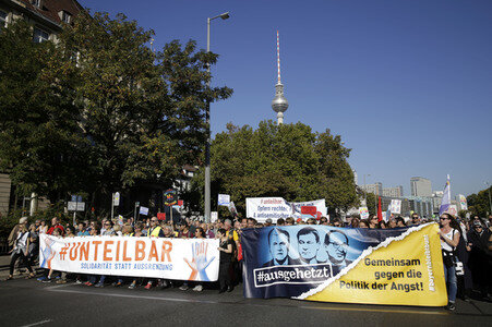 Demonstration 'Unteilbar' in Berlin