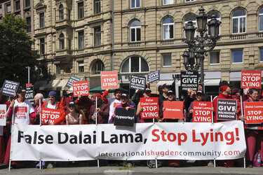 Dalai Lama Gegendemonstration, Frankfurt