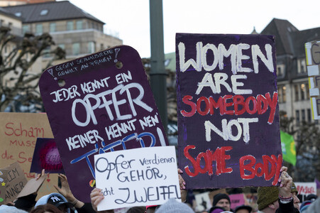 Demonstration gegen sexualisierte Gewalt in Hamburg