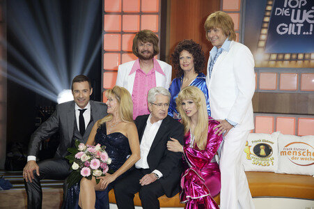 Fototermin bei der TV Überraschungsshow zum 75. Geburtstag von Frank Elstner in Berlin