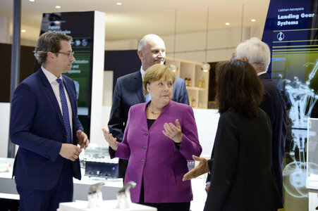 Eröffnung der Luftfahrtmesse ILA 2018 in Berlin