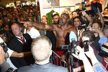 Wiegen zum Kampf Klitschko vs. Leapi, Mülheim an der Ruhr