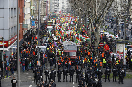 Kurden-Demo in Köln
