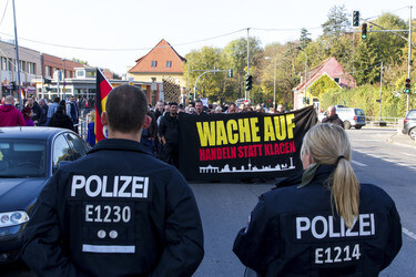Neonazi Demo, Berlin
