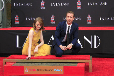 Hand and Footprint Ceremony mit Emma Stone und Ryan Gossling in Los Angeles