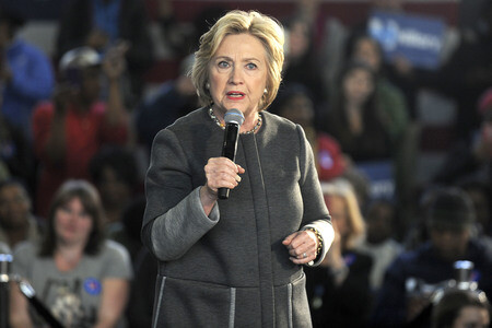 Wahlkampfrede von Hillary Clinton in New York