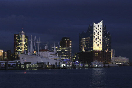 Die Elbphilharmonie in Hamburg
