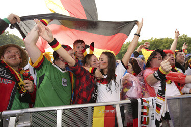 WM-Fanmeile beim Spiel Deutschland gegen USA, Berlin
