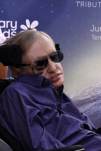 Stephen Hawking Pressetermin auf Teneriffa